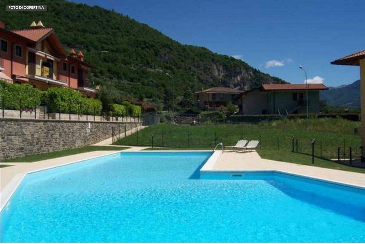 Irina'S House With View On Like And Swimming Pool Apartment Riva di Solto Exterior photo